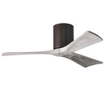 Irene Hugger Ceiling Fan - Textured Bronze / Barn Wood Tone