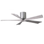 Irene Hugger Ceiling Fan - Brushed Nickel / Barn Wood Tone