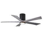 Irene Hugger Ceiling Fan - Matte Black / Barn Wood Tone