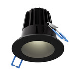 Element Color Select Round Regressed Downlight - Black