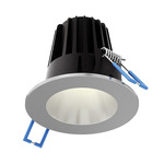 RGR Color Select Round Regressed Downlight - Satin Nickel