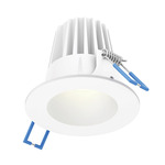Element Color Select Round Regressed Downlight - White