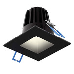 RGR 2IN Square Color-Select Regressed Downlight - Black