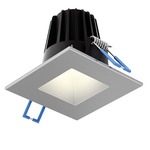 RGR 2IN Square Color-Select Regressed Downlight - Satin Nickel