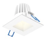 RGR 2IN Square Color-Select Regressed Downlight - White