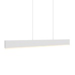Deco Slim Linear Pendant - White / Frosted