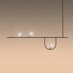 Yanzi Linear Suspension - Black / Clear