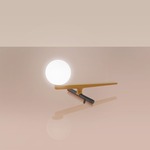 Yanzi Table Lamp - Brushed Brass / Opal