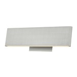 Slim Up-Down Bathroom Vanity Light - Brushed Aluminum / White