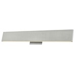 Slim Up-Down Bathroom Vanity Light - Brushed Aluminum / White