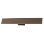 Slim Up-Down Bathroom Vanity Light - Brushed Bronze / White