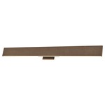 Slim Up-Down Bathroom Vanity Light - Brushed Bronze / White