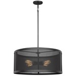 Gereon Drum Pendant - Black