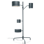 Statistocrat Floor Lamp - Iron Grey