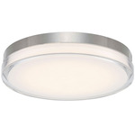 Pi 120V Outdoor Wall / Ceiling Light - Stainless Steel / White