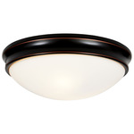 Atom Ceiling Light - Oil Rubbed Bronze / Opal