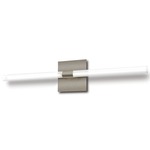 Lino Bathroom Vanity Light - Satin Nickel / Frosted