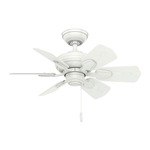 Wailea Outdoor Ceiling Fan - Snow White