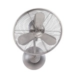 Bellows I Hardwired Wall Fan - Brushed Polished Nickel