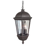 Britannia Outdoor Pendant - Oiled Bronze / Clear