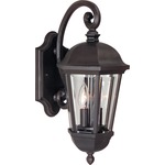 Britannia Outdoor Wall Light - Oiled Bronze / Clear