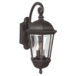 Britannia Outdoor Wall Light - Oiled Bronze / Clear