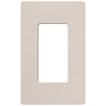 Claro Designer Style Wall Plate - Satin Taupe