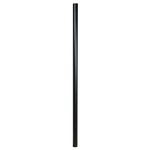 Direct Burial Smooth Post - 7Ft - Textured Matte Black