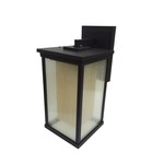 Riviera Outdoor Wall Light - Oiled Bronze / Clear Seeded