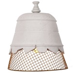 Domenica Wall Light - Gold / Matte White Plaster