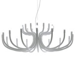 Snoob Chandelier - White / White