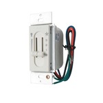 Fan / Light Dual Slide Wall Control - White