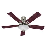 Astoria Ceiling Fan with Light - Brushed Nickel