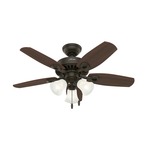 Builder Ceiling Fan with Light - New Bronze