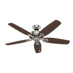 Builder Elite Ceiling Fan - Brushed Nickel / Cherry / Mahogany