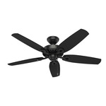 Builder Elite Ceiling Fan - Matte Black / Peppered Walnut / Matte Black
