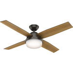 Dempsey Ceiling Fan with Light - Noble Bronze / Mid Cent Walnut / Umber Walnut