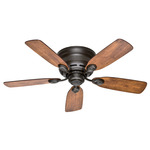 Low Profile IV Ceiling Fan - New Bronze / Weathered Oak / Wine Country