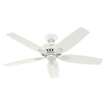 Newsome Ceiling Fan - Fresh White / Fresh White / Light Oak