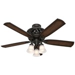 Promenade Ceiling Fan with Light - Brittany Bronze