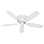 Sea Wind Low Profile Outdoor Ceiling Fan - White
