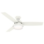 Sentinel Ceiling Fan with Light - Fresh White