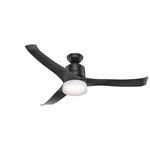 Symphony Ceiling Fan with Light - Matte Black