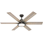 Warrant Ceiling Fan with Light - Noble Bronze / Barnwood / Drifted Oak