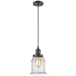 Canton Mini Pendant - Oil Rubbed Bronze / Clear Seedy