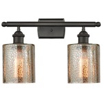 Cobbleskill Bathroom Vanity Light - Oil Rubbed Bronze / Mercury