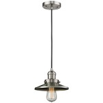 Railroad Mini Pendant - Satin Nickel