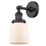 Small Bell Wall Light - Oil Rubbed Bronze / Matte White