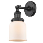 Bell Adjustable Wall Sconce - Oil Rubbed Bronze / Matte White