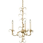 Ainsley Chandelier - Oxidized Gold Leaf